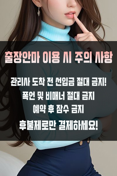 진해출장 이용 시 주의사항